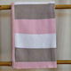 Homeline Κουβέρτα Αγκαλιάς & Λίκνου Thin Stripes 3095 Πλεκτή Ροζ 70x90εκ.