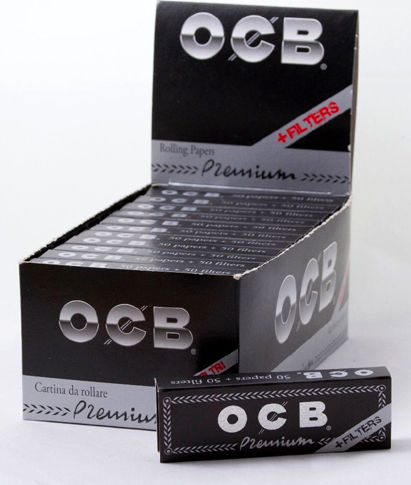 Ocb Premium Foițe de Țigări Rulate 1+1/4 cu Hârtie de țigări 50 foi 24buc