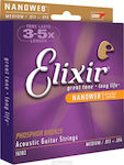 Elixir Nanoweb Medium Phosphor 13-56