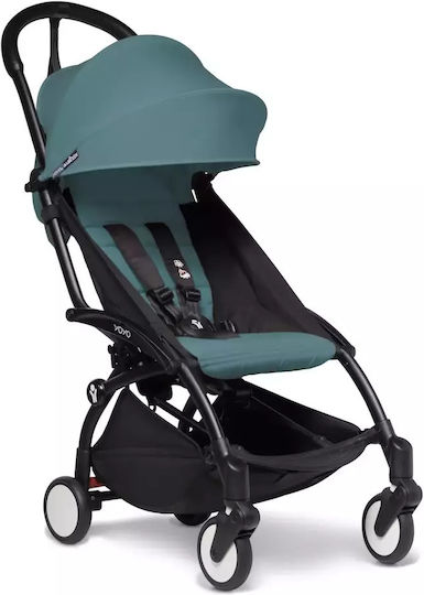 BabyZen Yoyo² Baby Stroller Suitable from 6+ Months Aqua Blue Black 6.2kg