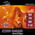 Rotosound Комплект Неръждаема стомана Хорди за Бас Steve Harris Signature Set