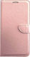 Book Synthetic Leather Rose Gold (Xiaomi Mi 9 Lite)
