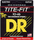 DR Tite-Fit Set Electric Guitar Strings Nickel Plated Steel 10 - 46