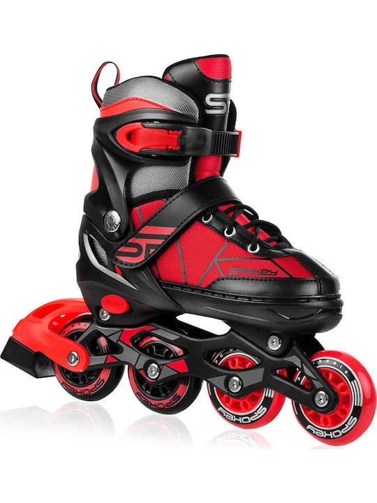Spokey Keres Inline Αυξομειούμενα Rollers Κόκκινα Παιδικά