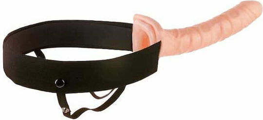 Pipedream Fetish Fantasy Series Vibrating Harness με Dildo 25cm και Δόνηση στο χρώμα του δέρματος