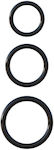 Pipedream Fantasy C-Ringz Silicone 3-Ring Stamina Set 5cm Black