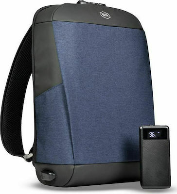 Bg Berlin Antitheft Waterproof Backpack Backpack for 17" Laptop Blue