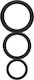 Shots Round Cock Ring Set Black