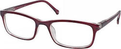 Eyelead E166 Ochelari de citit +0.75 în culoarea Burgundy E166 E 166