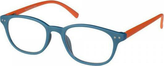 Eyelead E154 Reading Glasses +3.50 Blue/Orange E 154