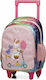 Polo Animal Schulranzen Trolley Kindergarten in Rosa Farbe 15Es