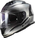 LS2 FF800 Storm Jeans Titanium Motorradhelm Vol...