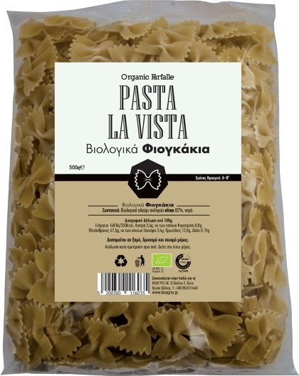 Vio Agros Farfalle Organic Pasta la Vista 500g