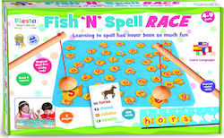 Fiesta Crafts Board Game Fish & Spell Race for 2 Players 4+ Years T-2391 (EN)