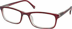 Eyelead E166 Reading Glasses +1.75 in Burgundy color Ε 166 E 166