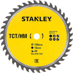 Stanley Disc De Tăiere Lemn 190mm