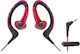 Audio Technica Слушалки за ушите В ухото ATH-Sport1 Тип Ear Hook Червен