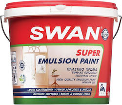 Swan Super Emulsion Πλαστικό Χρώμα Ακρυλικό για Εσωτερική Χρήση 750ml