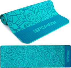 Spokey Mandala Στρώμα Γυμναστικής Yoga Τιρκουάζ (183x61x0.4cm)