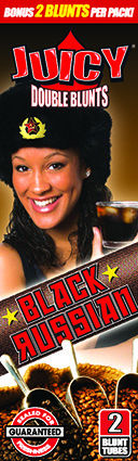 Juicy Jays Zigarren Black Russian Schwarz 2 Stück