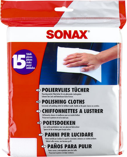 Sonax Synthetic Cloths Polishing for Body 15pcs