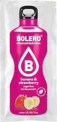 Bolero Χυμός σε Σκόνη 1.5L σε Νερό Φράουλα / Μπανάνα Χωρίς Ζάχαρη 9gr