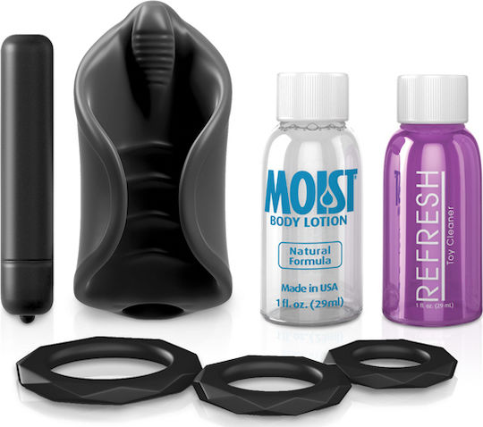 Pipedream PDX elite Vibrating Silicone Stimulator Masturbator mit Vibration RD500 1Stück