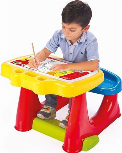 Smart Study Desk Tablă pentru copii pentru desenat din plastic Multicolor 7066 Dolu