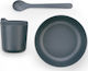 Ekobo Σετ Φαγητού Yummy Mini από Bamboo με Αντι...