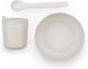 Ekobo Set Essgeschirr Yummy Mini aus Bambus mit...