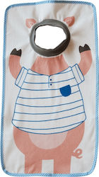 Little Champions Ποδιά Υφασμάτινη με Ενιαίο Λαιμό Bib Big Γουρουνάκι