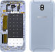 Samsung Batterieabdeckung Silber für Galaxy J5 2017