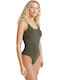 Alchemy Circle Swimsuit With Removable Padding Khaki