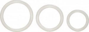 Calexotics Tri Cock Rings White 3pcs