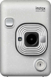 Fujifilm Instant Φωτογραφική Μηχανή Instax Mini LiPlay Stone White