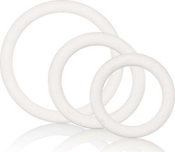 Calexotics Rubber Ring 3 Piece Set White 3pcs