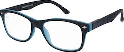 Eyelead E191 Reading Glasses +3.50 Black/Blue E191 Ε 191 E 191