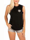 UNIT HI LIFE W MUSCLE TEE BLACK