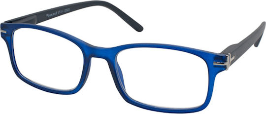 Eyelead E202 Men's Reading Glasses +3.00 in Blue color E 202