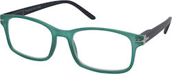 Eyelead E203 Men's Reading Glasses +2.00 in Green color E 203