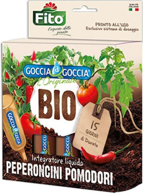 Fito Fertilizers Goccia Bio Peperoncini & Pomodori for Tomatoes Organic 5pcs