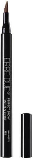 Erre Due Perfect Brow Tint Waterproof Pen for Eyebrows 302 Brunette