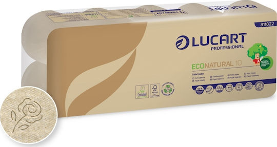 Lucart EcoNatural 10 Χαρτί Υγείας 10 Ρολά