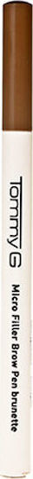 TommyG Micro Filler Waterproof Pencil For Eyebrows Brow Pen N.02 Brunette
