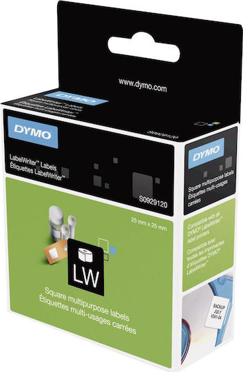 Dymo 750 Self-Adhesive Labels for Label Printer 25x25mm