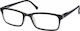 Eyelead E151 Men's Reading Glasses +3.50 Black Ε 151