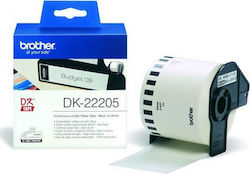Brother Ταινία Ετικετογράφου 30.5m x 62mm σε Λευκό Χρώμα DK-22205