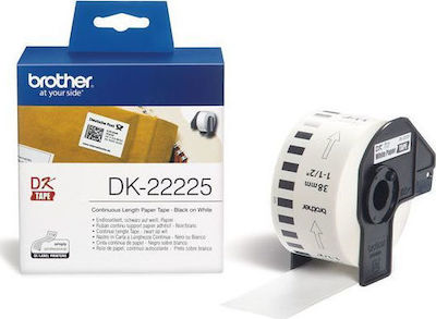 Brother Label Maker Tape 30.5m x 38mm White