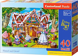 Kids Puzzle Hansel and Gretel for 4++ Years 40pcs Castorland