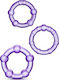 Blush Stay Hard Beaded Cock Rings Purple